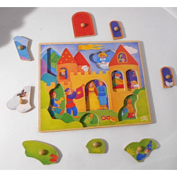 Puzzle en Bois château