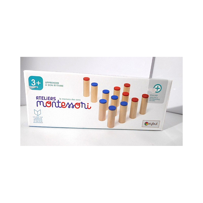 Le memory des sons, Ateliers Montessori - Oxybul