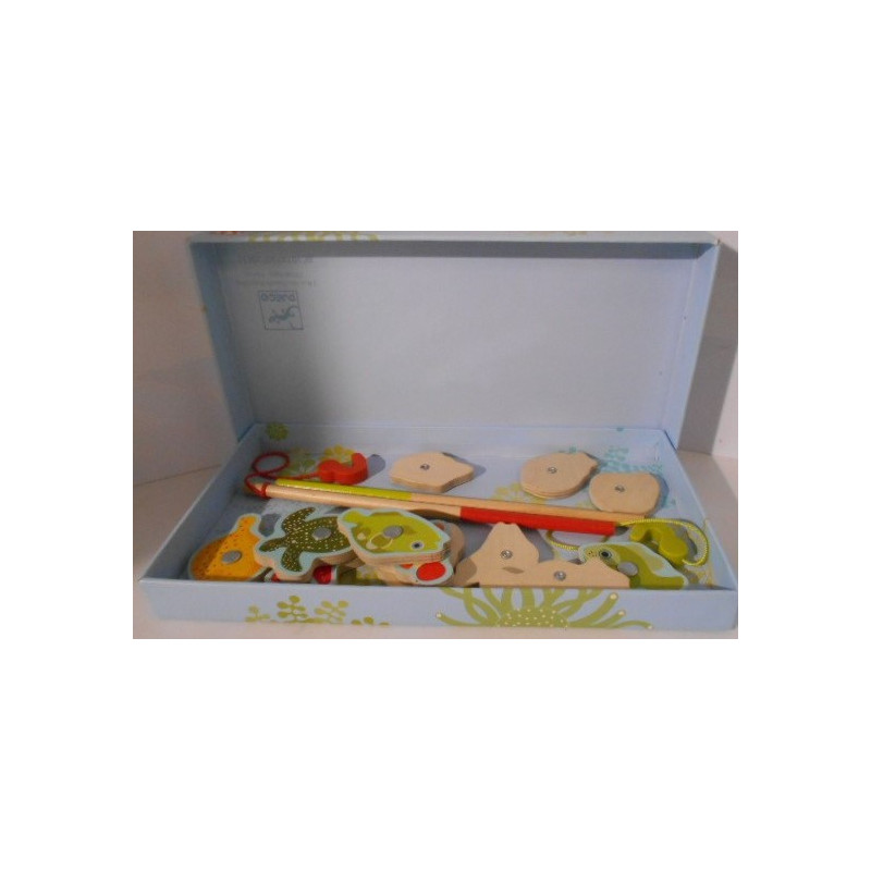 Jeu de pêche magnétique en bois - Djeco