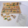 Jeu éducatif en bois les saisons - Jegro