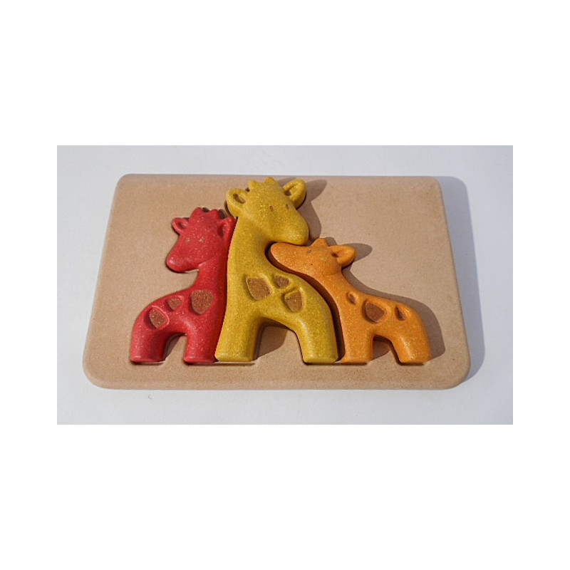 Mon premier puzzle girafe - Plan Toys