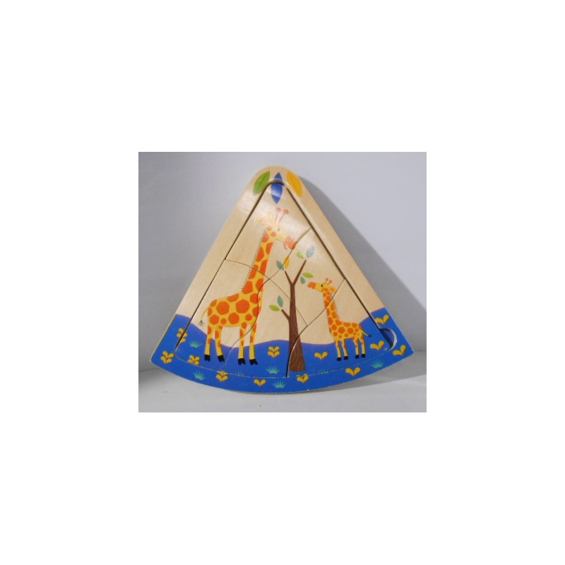 Puzzle en bois girafes