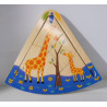 Puzzle en bois girafes