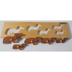 Puzzle teckels - Djeco