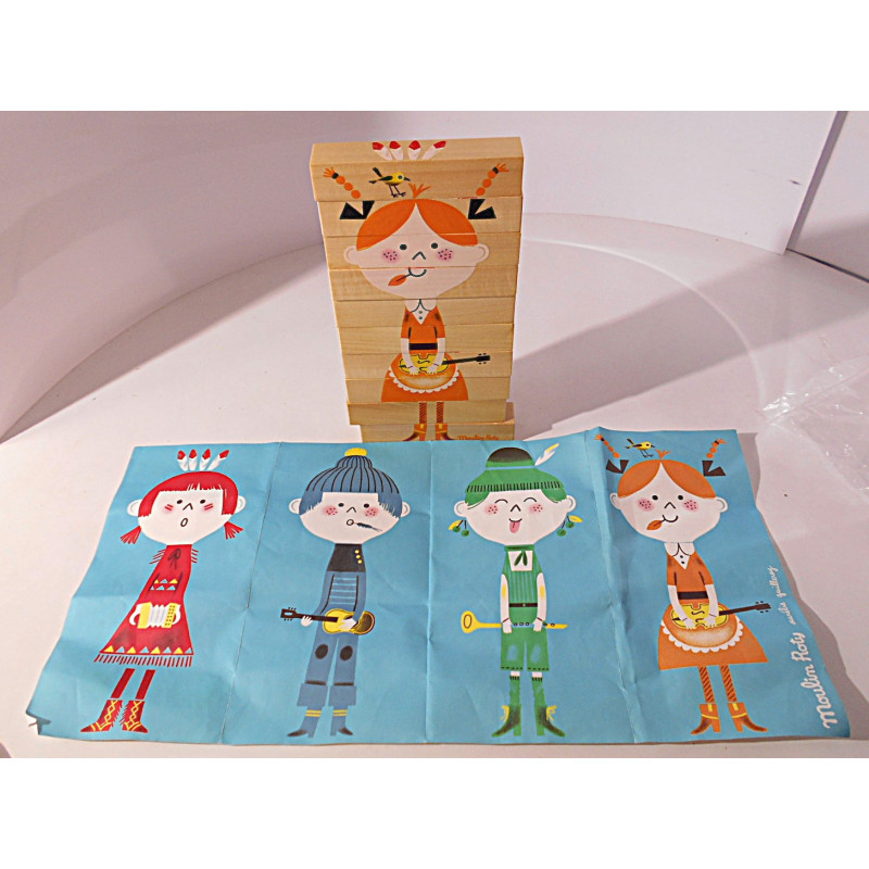 Jeu d'associations en bois - Moulin Roty