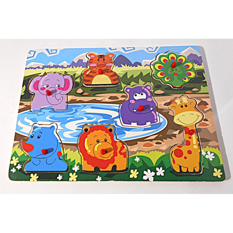 Puzzle en bois animaux - Smali