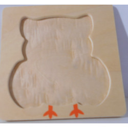 Puzzle hibou en bois - Playtive