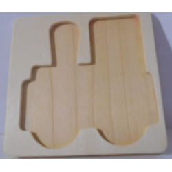 Puzzle camion en bois - Playtive