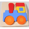 Puzzle camion en bois - Playtive