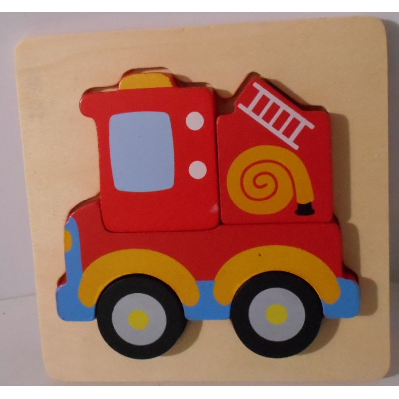 Puzzle en bois pompier - Playtive