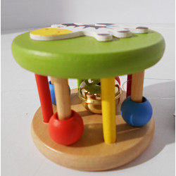 Hochet bois "Zèbre"