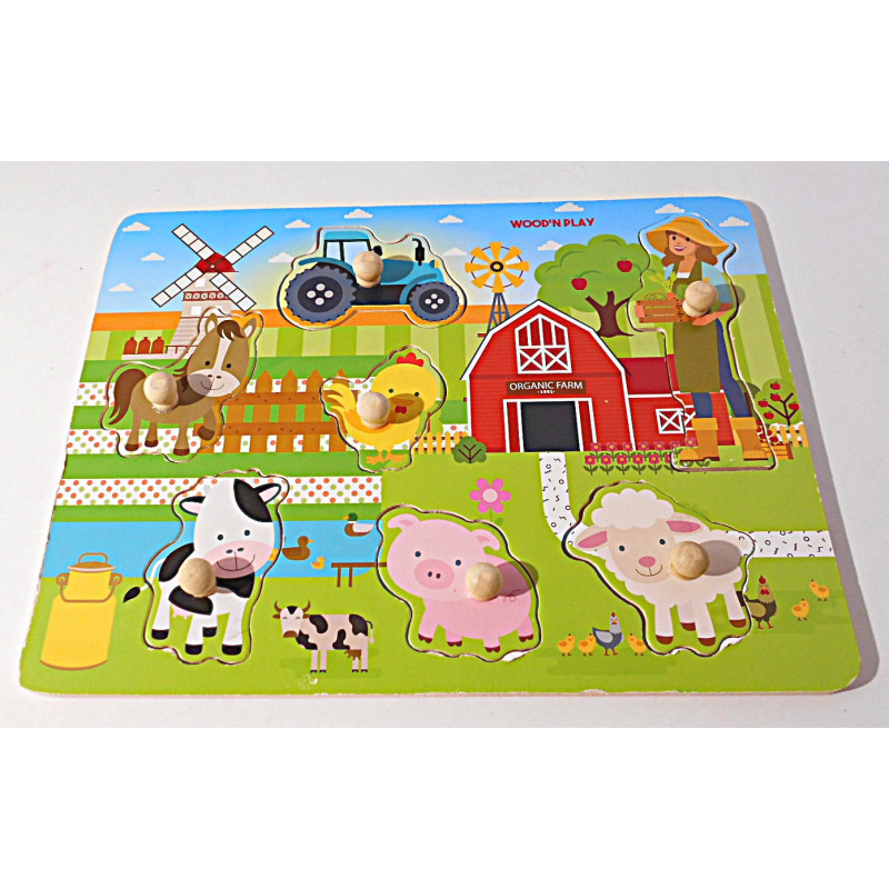 Puzzle en bois - Wood'n Play