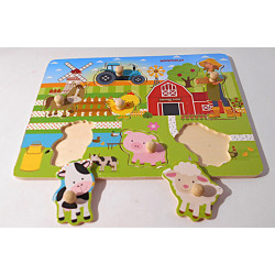 Puzzle en bois - Wood'n Play