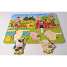 Puzzle en bois - Wood'n Play