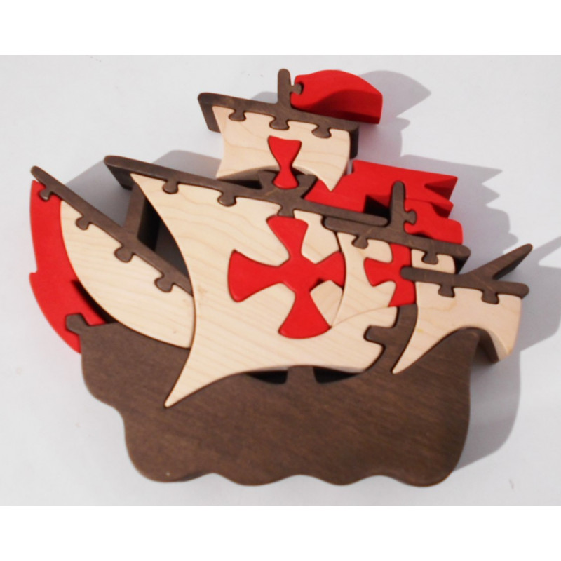 Bateau en bois - Santa Maria