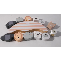 Jeu d'équilibre en bois -...