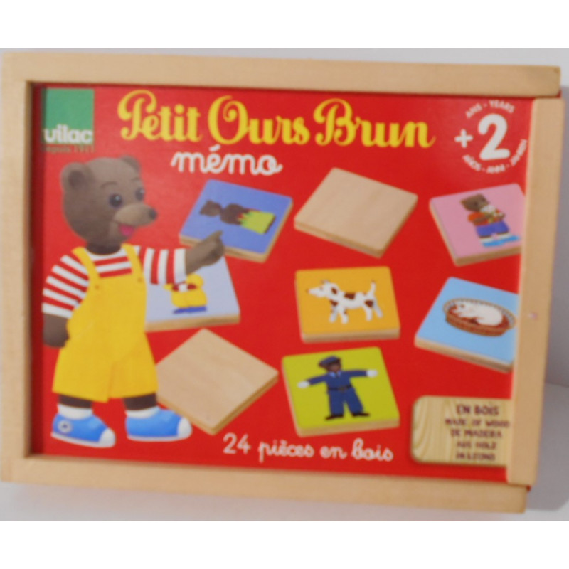 Petit ours brun memo - vilac