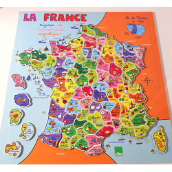 Carte de France  magnétique...