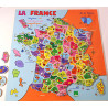 Carte de France  magnétique - Vilac