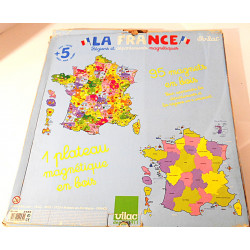 Carte de France  magnétique - Vilac