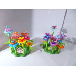Jouets de Construction de Jardin de Fleurs - CENOVE - 125 pièces