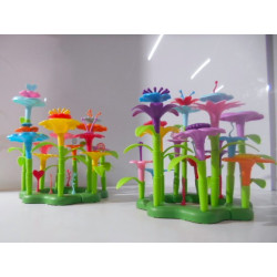 Jouets de Construction de Jardin de Fleurs - CENOVE - 125 pièces
