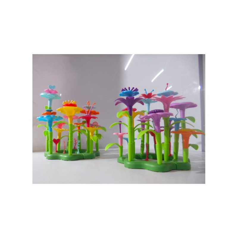 Jouets de Construction de Jardin de Fleurs - CENOVE - 125 pièces