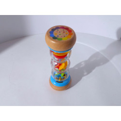 Bâton de pluie - Hochet bébé en bois