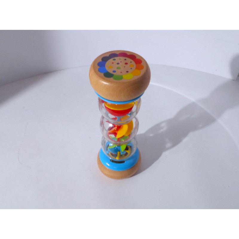 Bâton de pluie - Hochet bébé en bois