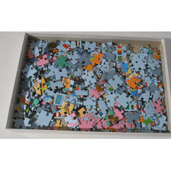 Puzzle carte du monde - Nathan