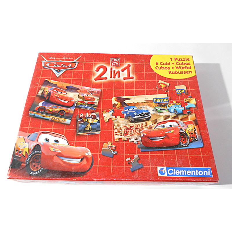 Puzzle 2 en 1 - Cars Disney PIXAR - Clementoni -1puzzle 35 Pieces