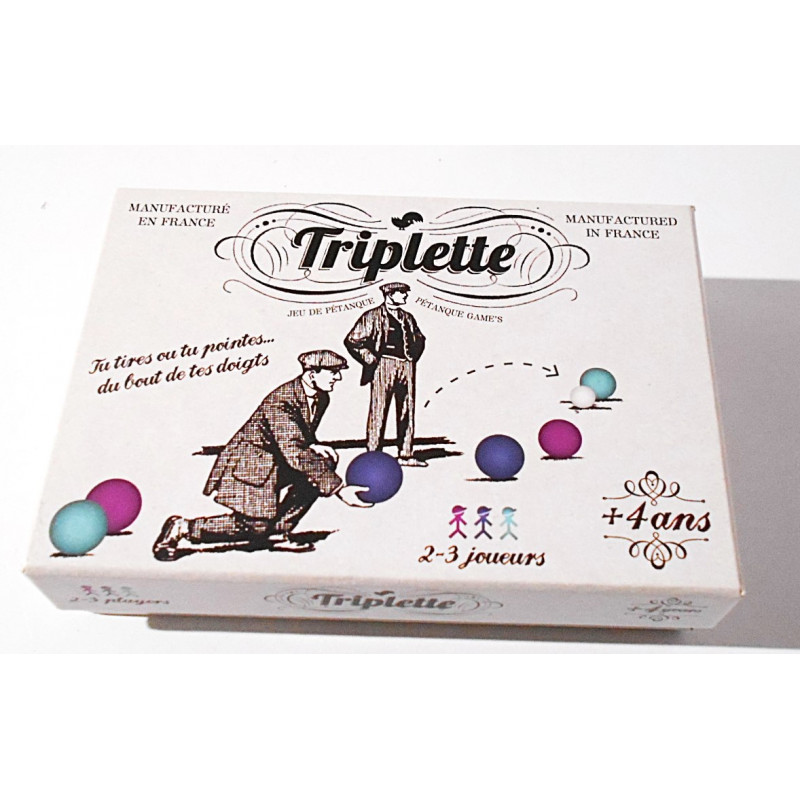Jeu de pétanque miniature - Triplette