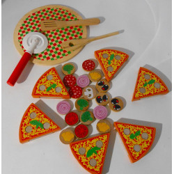 Pizza à couper en Bois