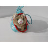 Peluche chat avec son sac de transport