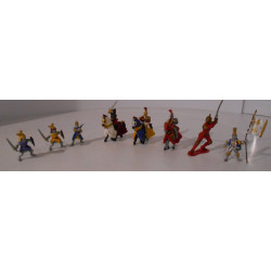 Lot de figurines Chevaliers...