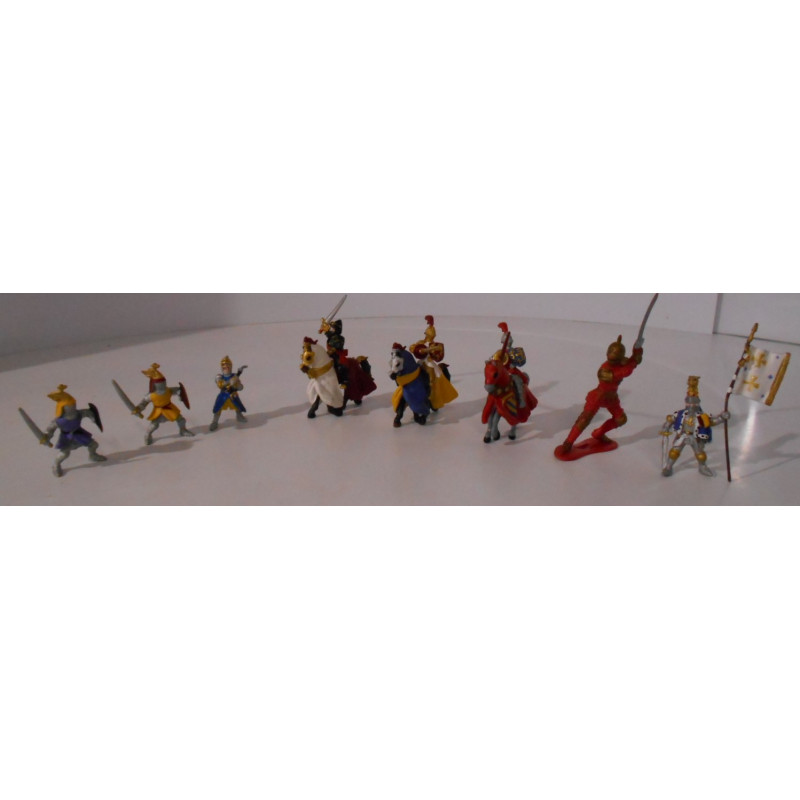 Lot de figurines Chevaliers - Plastoy