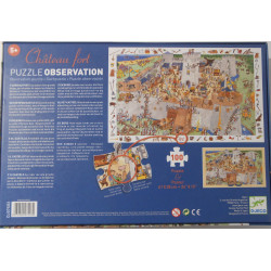 Puzzle Observation - Château fort - Djeco