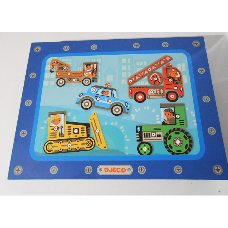 Jeu de bricolage sur véhicules - Djeco