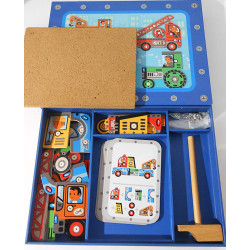 Jeu de bricolage sur véhicules - Djeco