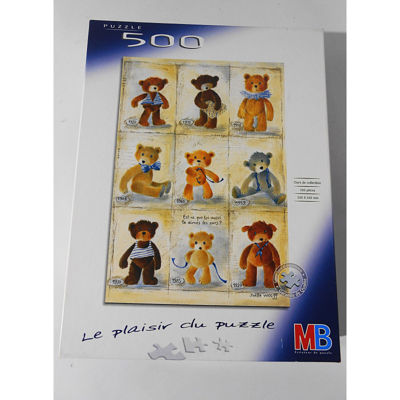Puzzle Ours de collection - MB