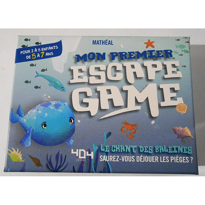 Mon premier escape game- Le chant des baleines - Mathéal