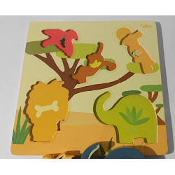 Puzzle en bois animaux - Vilac