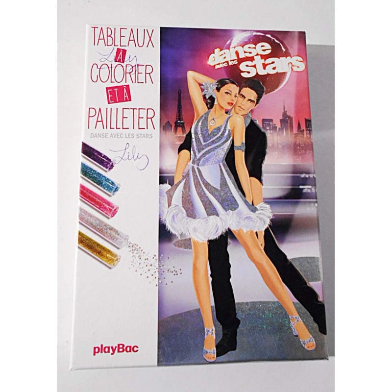 Tableaux à colorier et à pailleter - Danse avec les stars - playBac