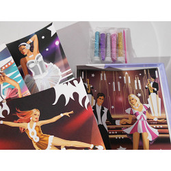 Tableaux à colorier et à pailleter - Danse avec les stars - playBac