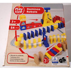 Domino Robots (en bois) -...