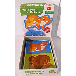 Puzzle pour les enfants - Mamans et bébés - Zig Zag