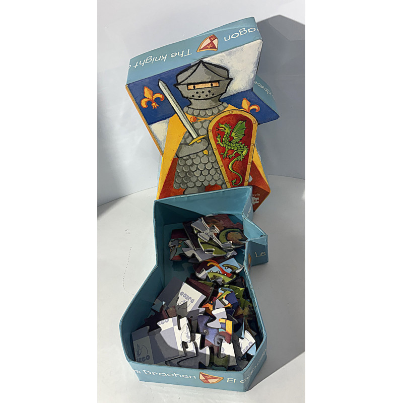 Puzzle chevalier au dragon - Djeco
