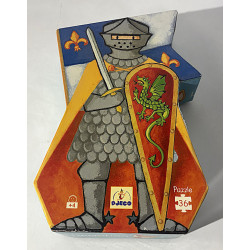 Puzzle chevalier au dragon - Djeco