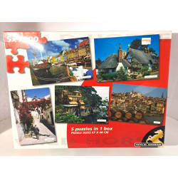 5 Puzzles en 1- Wild Horse