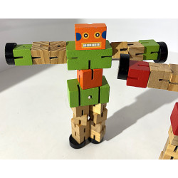 Robots en bois articulés